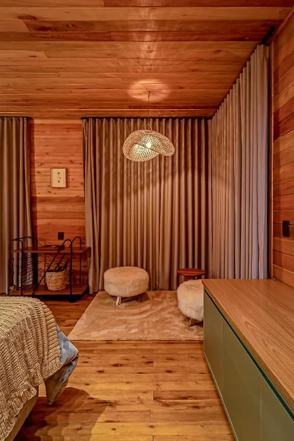 Apartamento Cabanas Alto Padrao Com Jacuzzi, Lareira E Cachoeira Exclusiva Urupema Brasil