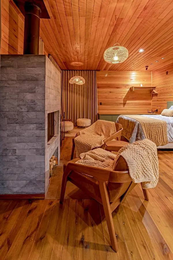 Cabanas Alto Padrao Com Jacuzzi, Lareira E Cachoeira Exclusiva Urupema 0*,