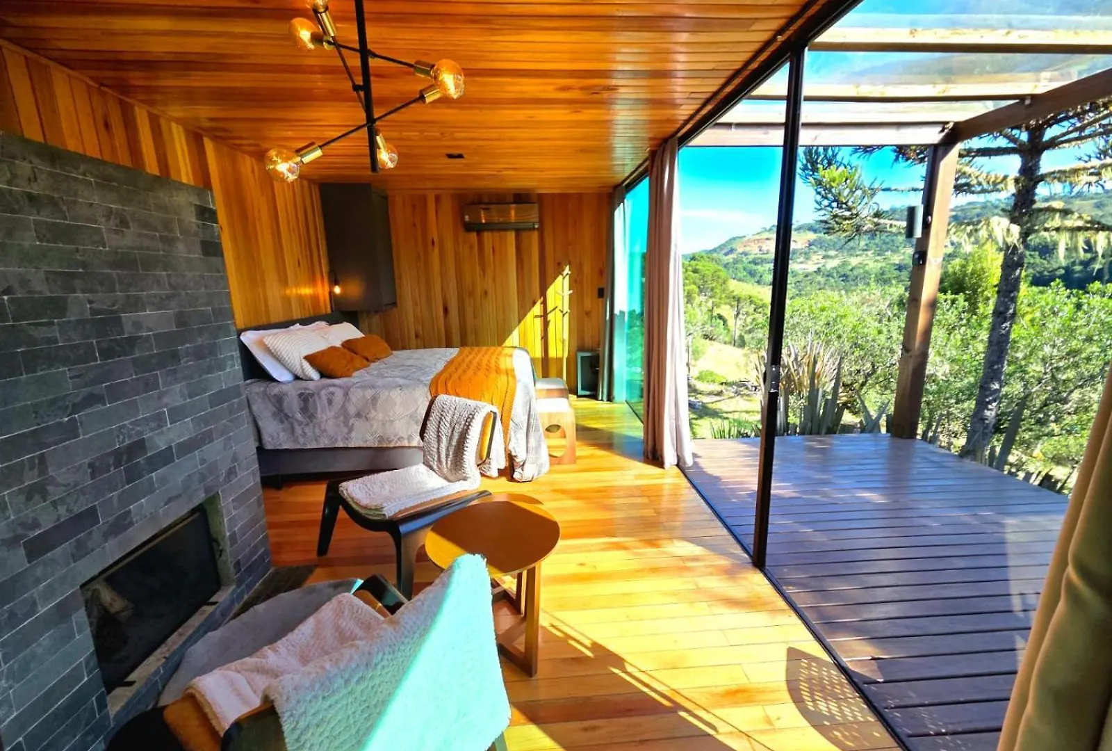 Cabanas Alto Padrao Com Jacuzzi, Lareira E Cachoeira Exclusiva Urupema