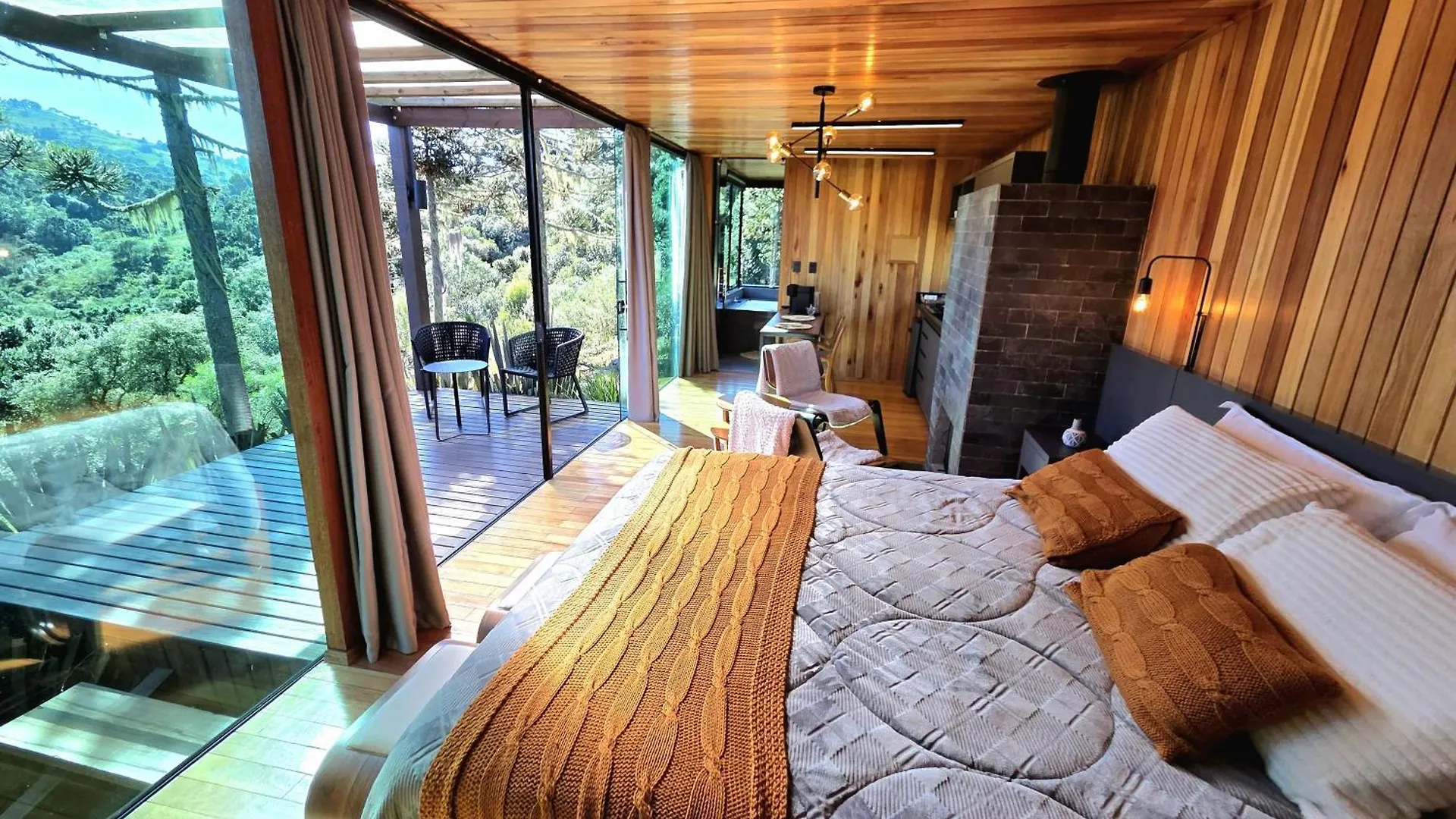 Cabanas Alto Padrao Com Jacuzzi, Lareira E Cachoeira Exclusiva Urupema 0*,  Brasil