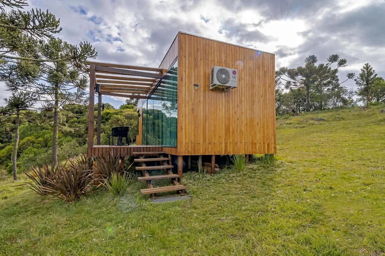 Apartamento Cabanas Alto Padrao Com Jacuzzi, Lareira E Cachoeira Exclusiva Urupema Brasil