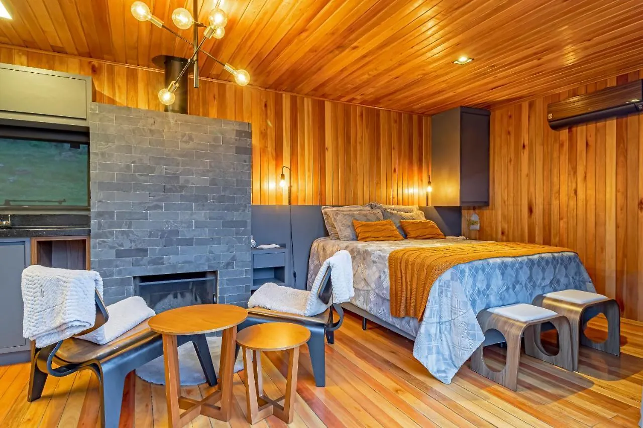 Cabanas Alto Padrao Com Jacuzzi, Lareira E Cachoeira Exclusiva Urupema 0*,