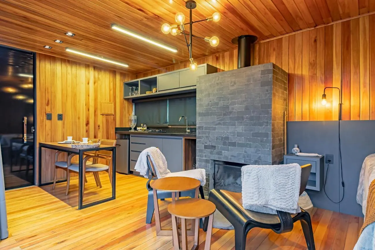 Cabanas Alto Padrao Com Jacuzzi, Lareira E Cachoeira Exclusiva Urupema Apartamento