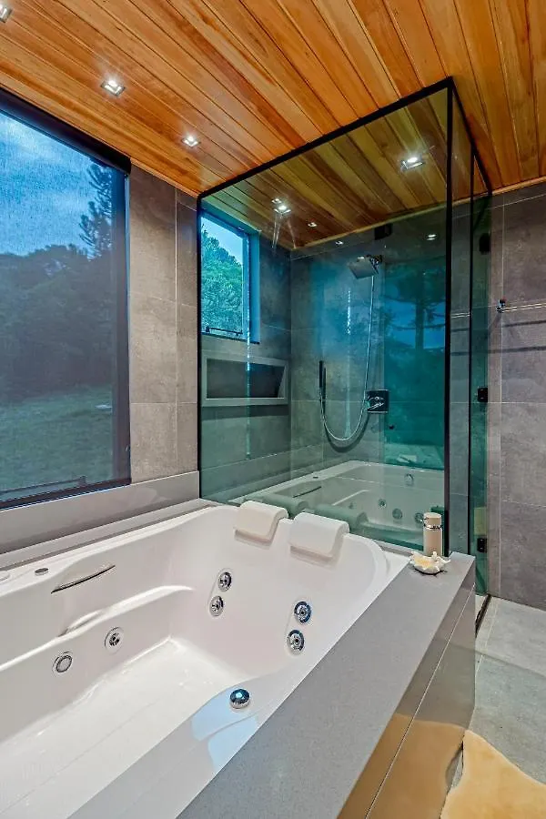 Cabanas Alto Padrao Com Jacuzzi, Lareira E Cachoeira Exclusiva Urupema 0*,  Brasil
