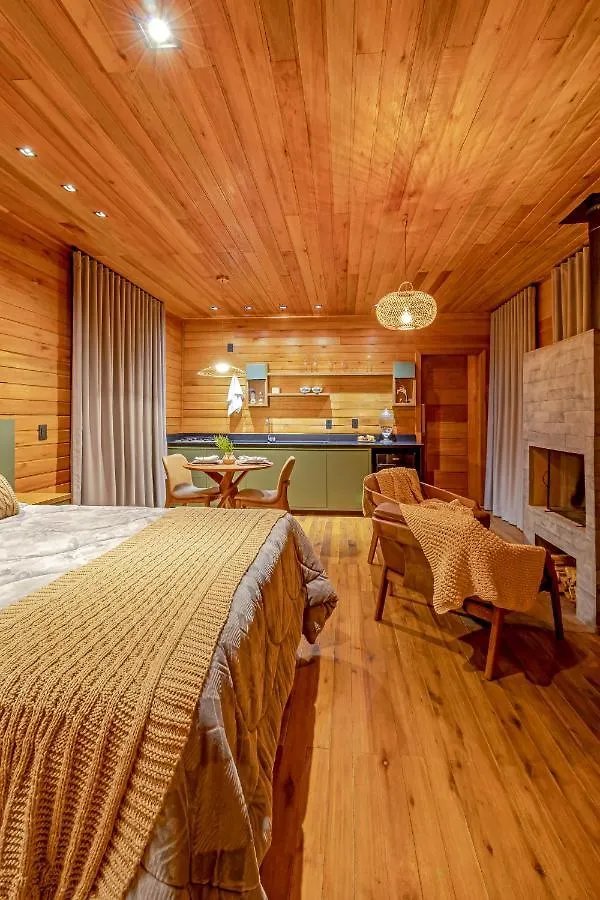 Cabanas Alto Padrao Com Jacuzzi, Lareira E Cachoeira Exclusiva Urupema Apartamento