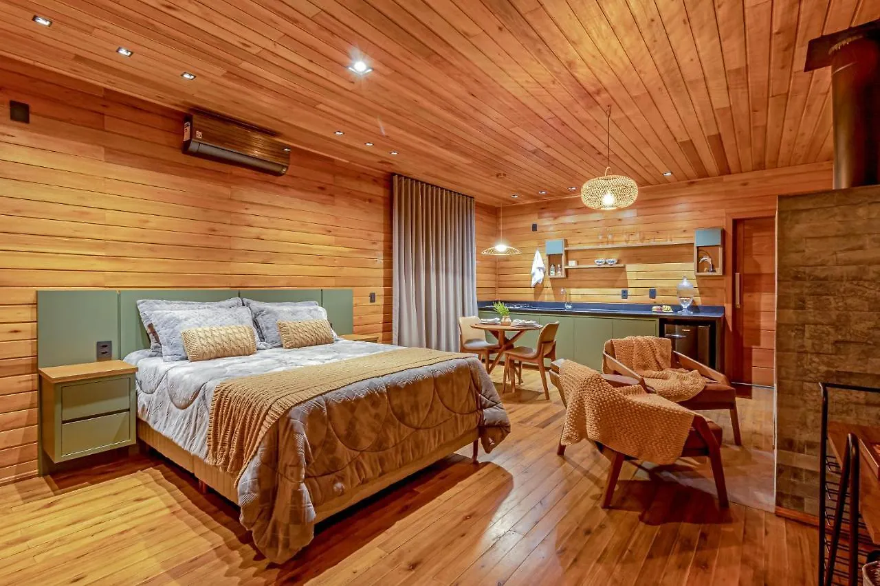 Cabanas Alto Padrao Com Jacuzzi, Lareira E Cachoeira Exclusiva Urupema Apartamento