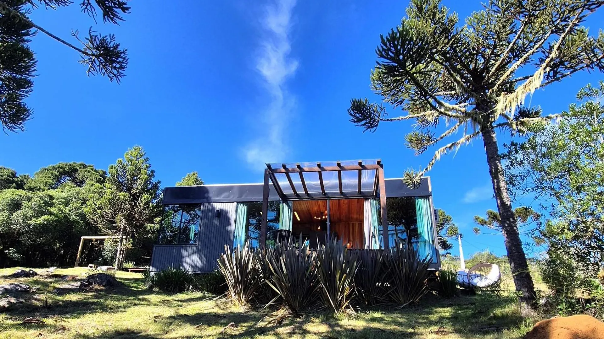 Apartamento Cabanas Alto Padrao Com Jacuzzi, Lareira E Cachoeira Exclusiva Urupema