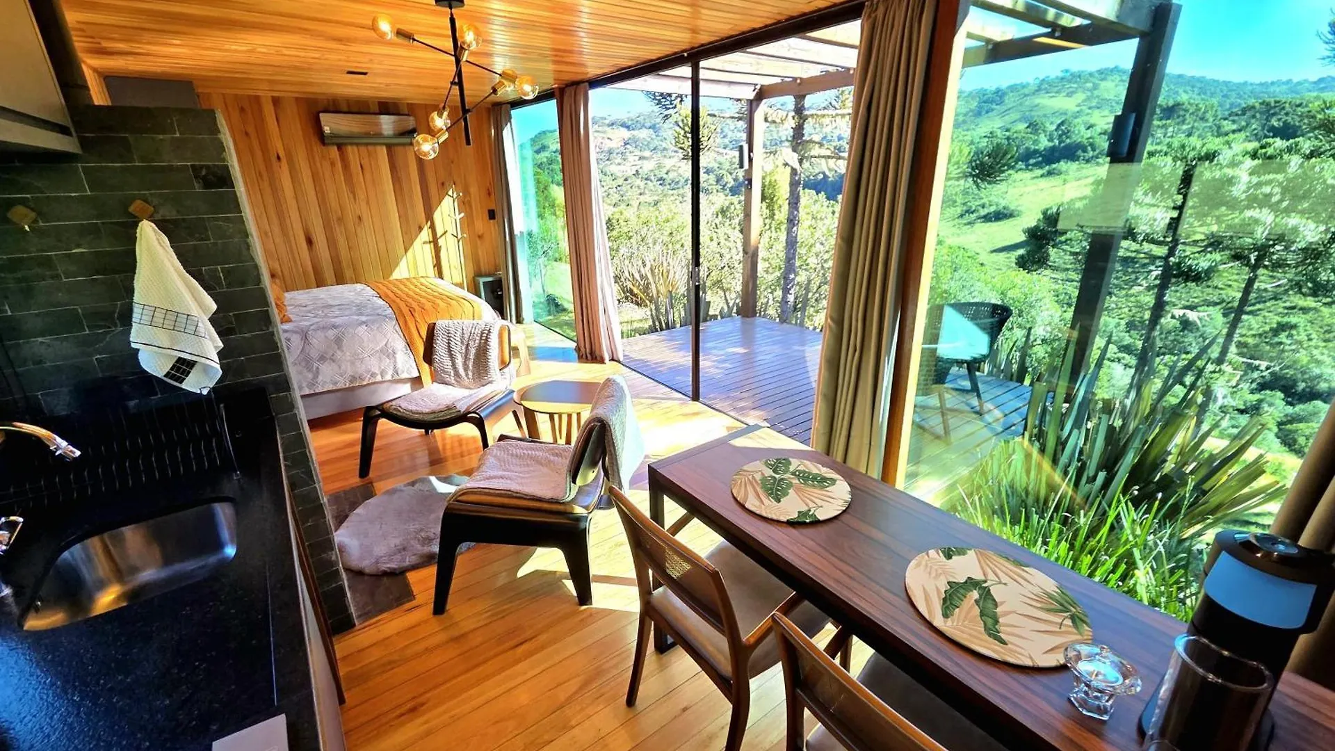 Cabanas Alto Padrao Com Jacuzzi, Lareira E Cachoeira Exclusiva Urupema