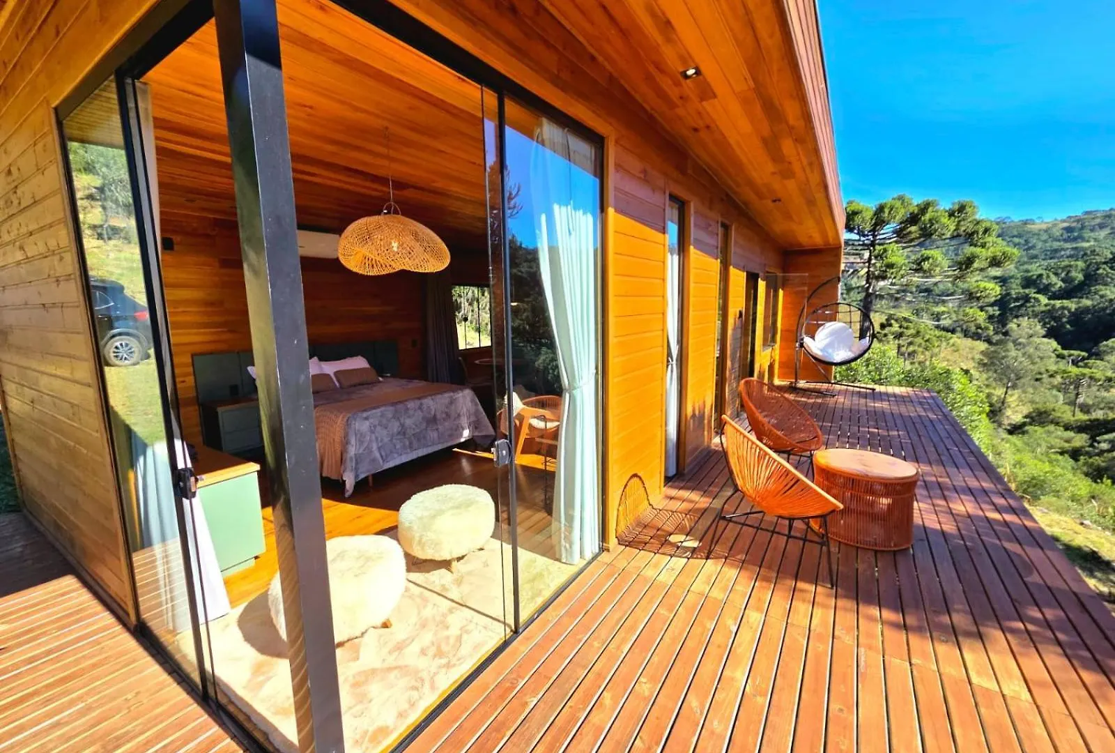 Cabanas Alto Padrao Com Jacuzzi, Lareira E Cachoeira Exclusiva Urupema Apartamento